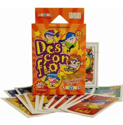 Juego De Cartas Desconfio Artoys +7