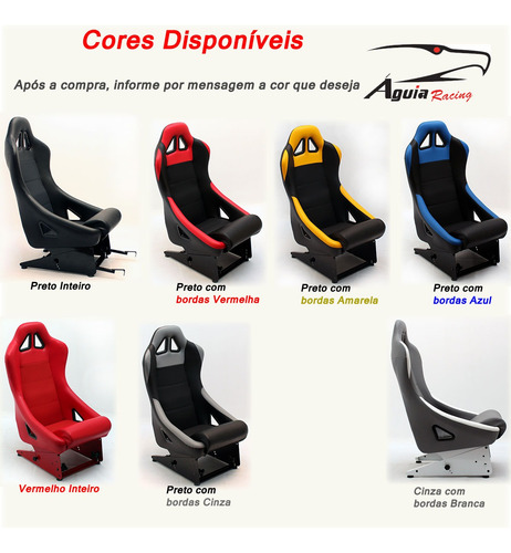 Banco Concha Águia Para Suporte Volante / Cockpit Simulador