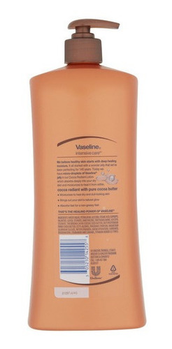 Loción Vaseline Intensive Care Cocoa Radiant 32 Onzas