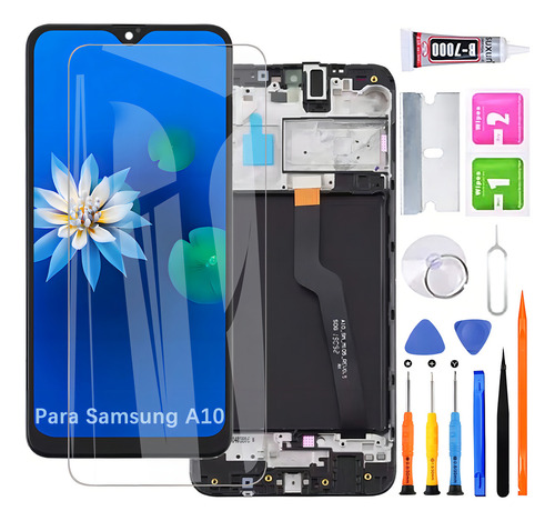 Pantalla Para Samsung A10 A105m A105f Con Marco