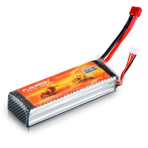 Bateria Lipo 11.1v 4500mah 30c, Conector T - Floureon®
