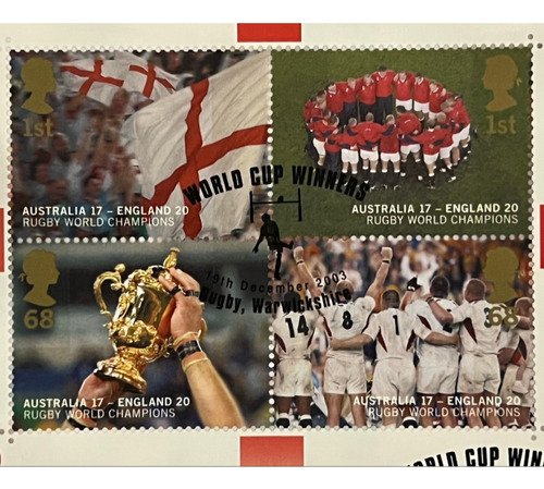 Moeda 1997 £1 Vitória Inglaterra Copa Do Mundo De Rugby 2003
