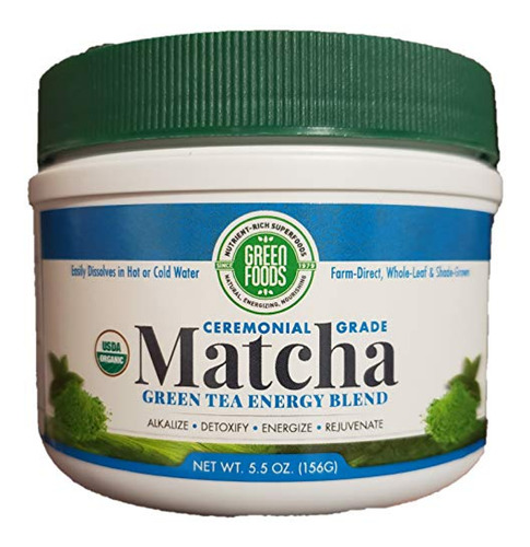 Té Verde Matcha De Green Foods (paquete De 2)