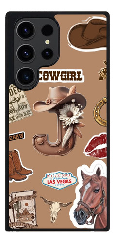 Funda Protector Para Samsung Vaquera Collage Letra J Samsung A05