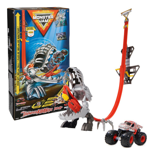 Monster Jam Juego Thunderroarus Drop Con Exclusivo Monster . Color Thunderroarus Drop Playset