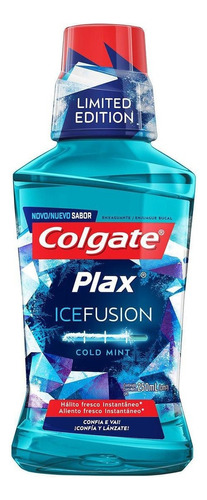 Enxaguante Bucal Colgate Plax Ice Fusion Cold Mint 250ml