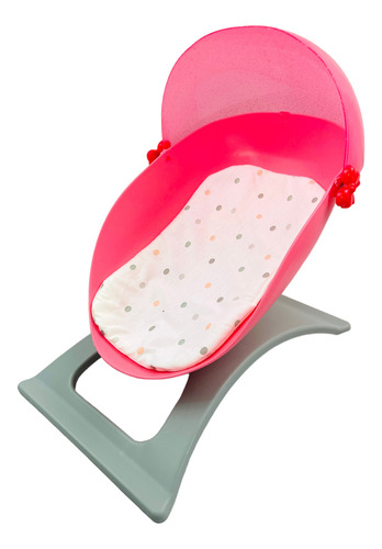 Bebé, Muñeca Con Mesedora, Juguete Para Niña Color Rosa