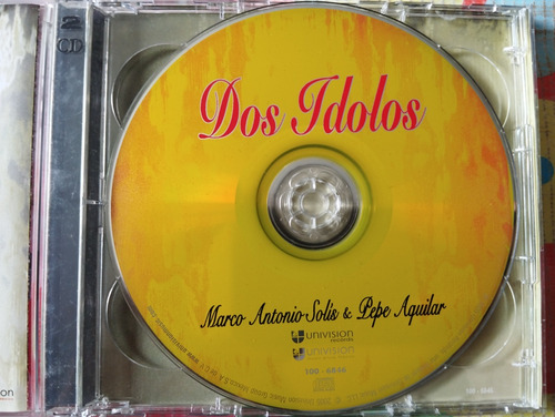 Marco Antonio Solis Y Pepe Aguilar 2 Cd Dos Ídolos V (Usado)