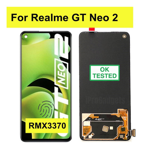 Compatível Tela De Toque Lcd Amoled Para Realme Gt Neo2