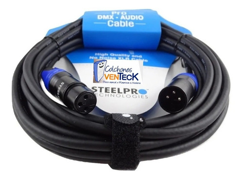 Imagen 3 de 6 de Cable Steelpro Xlr 10m Plus Cannon-jak Cannon Balanceado New