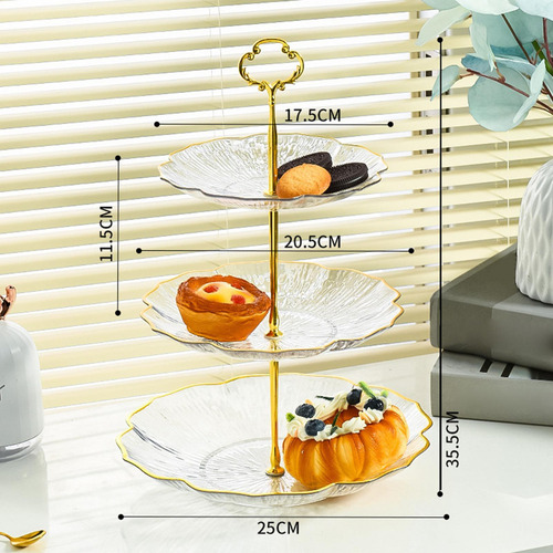 Mz Soporte For Cupcakes, Soporte For Tartas, 3 Niveles