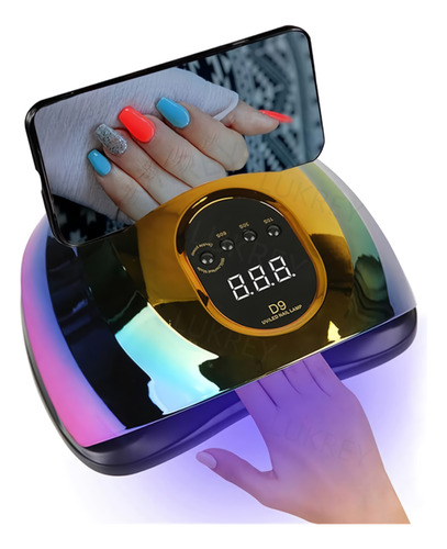 D9 Lámpara Uv Led Para Uñas 150w 57led, Secador De Uñas