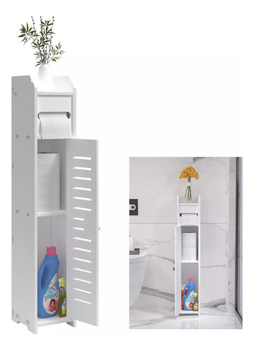 Mueble Estante De Baño Organizador 3 Compartimiento 80x15cm