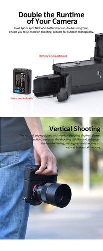 Battery Grip Kingma Compatible Con Camaras Sony A7ii A7sii A7rii Empuñadura