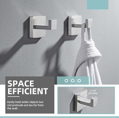 Ganchos Para Toalla De Baño En Acero Inoxidable 304