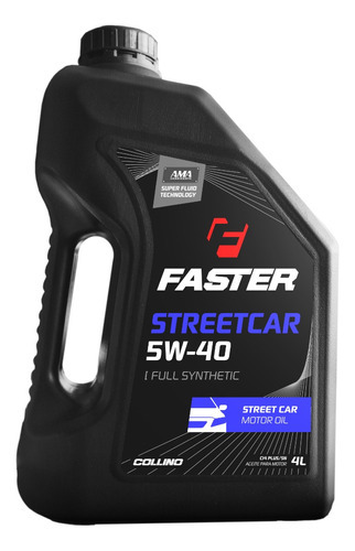 Aceite Para Motor Sintetico Faster Streetcar 5w40