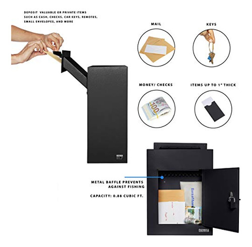 Durabox D700 A Través De La Pared Caja De Gota Con Rampa Aju