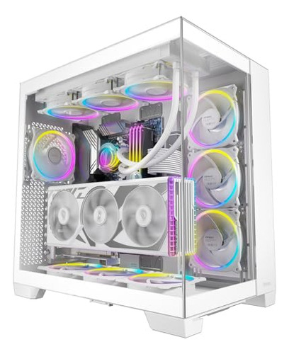 Gabinete Antec C8 Full Tower E-atx Sin Coolers Blanco 