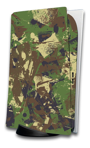 Skin Adhesivo Play 5 + 1 Skin Joystick Calco Ploteo Completo Color Trashed Camo