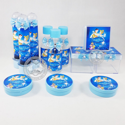 Imagem 2 de 3 de Kit Festa Personalizado Cinderela - Varios Temas