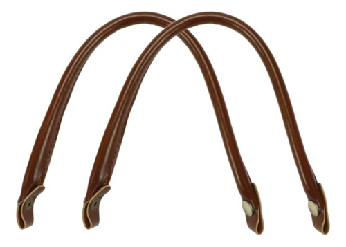 Dnyta 2pcs 15.7 Inch Brown Leather Handbag Replacement Strap