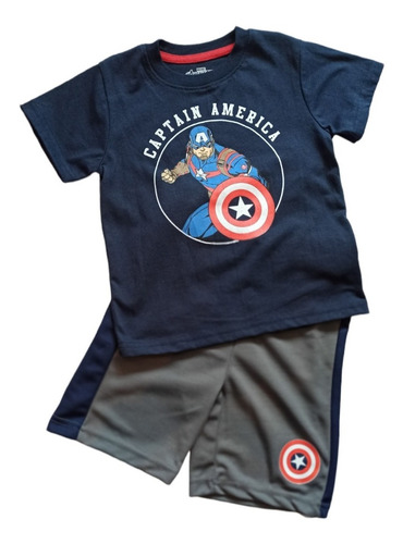 Conjunto Para Niño Del Capitan America