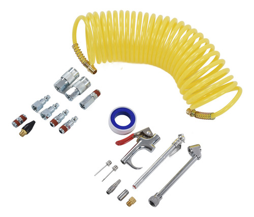 Kit De Mangueras Para Neumáticos De Compresor Con Conector I
