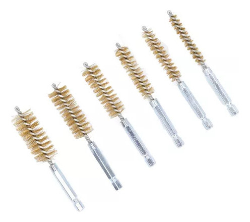 . Pincel Tubular De 6 Peças, Pincel De Remoção De Tinta