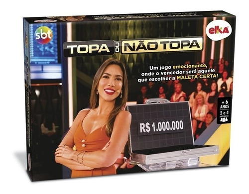 Jogo Topa Ou Não Topa - Programa Do Sbt - Elka 