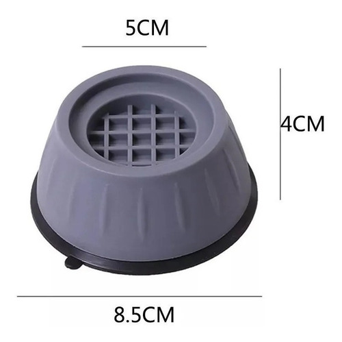 Imagen 8 de 8 de Almohadilla Base Soporte Para Muebles Lavadora Antivibracion
