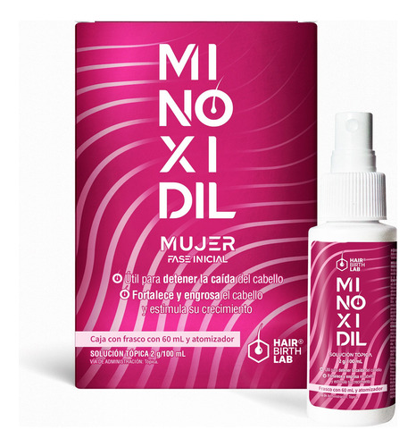 Minoxidil Mujer Hair Birth Lab 60 Ml