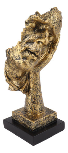 Estatua De Pensador De Resina, Arte Facial Abstracto Moderno