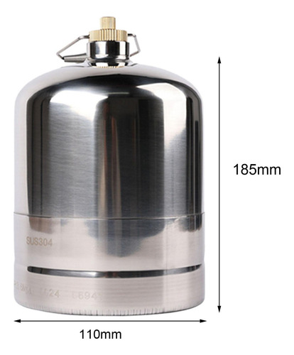 Tanque De Gas Cilindro Recipiente De Combustible De 1.35l