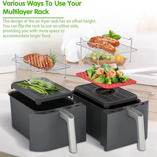 2 Fritadeiras Pneumáticas Para Fritadeiras De Cesto Duplo, D