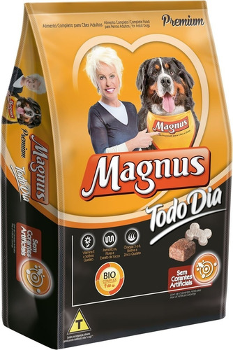 Ração Magnus Todo Dia Para Cães Adultos 15kg