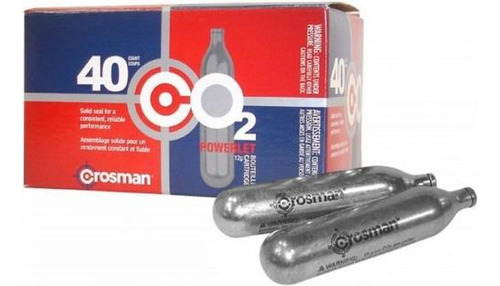 Cartucho De Co2 Powerlet 12g Crosman Color: Silver