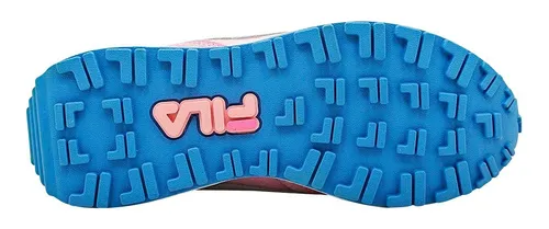 Zapatos fila blancos con rosado clearance letra