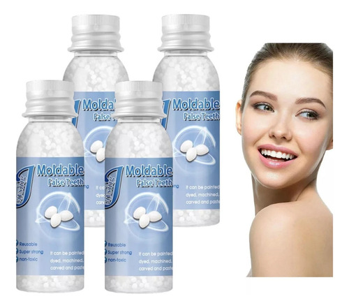 Kit De Perlas Para Reparación De Dientes, Paquete De 4