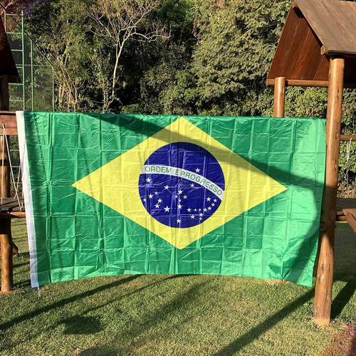 Bandeira Brasil Tecido Para 7 De Setembro Jogos Copa Futebol