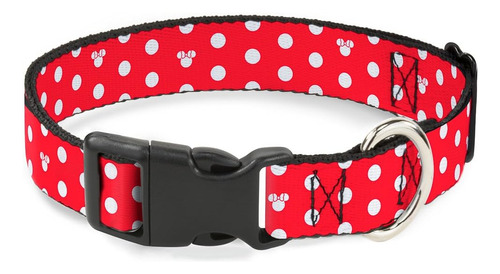Collar De Clip De Plástico Con Hebilla Silueta De Minnie Se