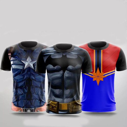 Estampas Camisetas Artes Para Sublimação De Super-heróis 25