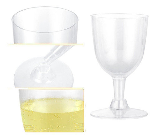 Copas De Vino De Plástico, Copas De Vino Tinto, Vino Plás