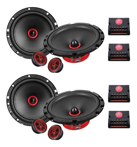 Paquete 2 Set De Medios De 6.5 PLG Db Drive S1 65cv2 250w