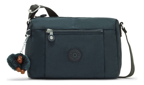 Kipling Wes Bolso/bandolera Azul Correa Ajustable 100% Origi