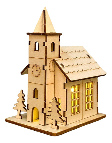 Colección De Casas De Madera Sin Estilo C 9.4x7x12.5cm