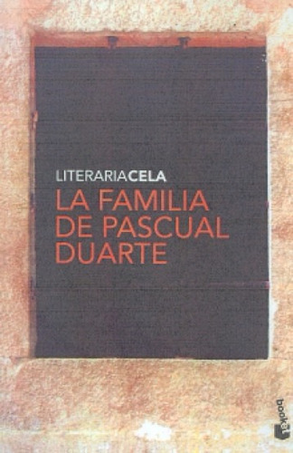 Família, De José Camilo Cela., Vol. No. Editorial Booket, Tapa Blanda En Español, 1