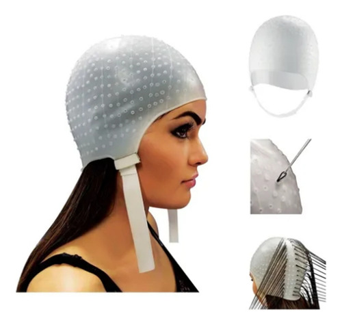 Sombrero For Teñir El Cabello De Silicona, Reutilizable