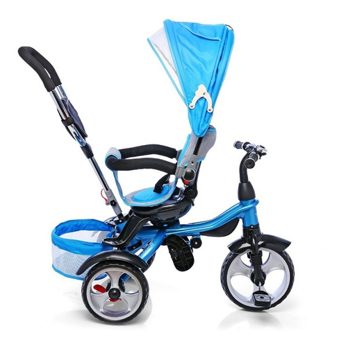 Imagen 2 de 8 de Triciclo Infantil Bebe Manija Direccional Asiento Gira 360