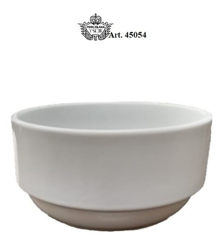 Cazuela Compotera Porcelana Tsuji Linea 450 Blanca 485cc