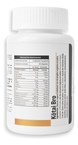Kotai Eiyo Bro Sistema Inmune Y Antioxidante 100% Natural Sabor Sin Sabor